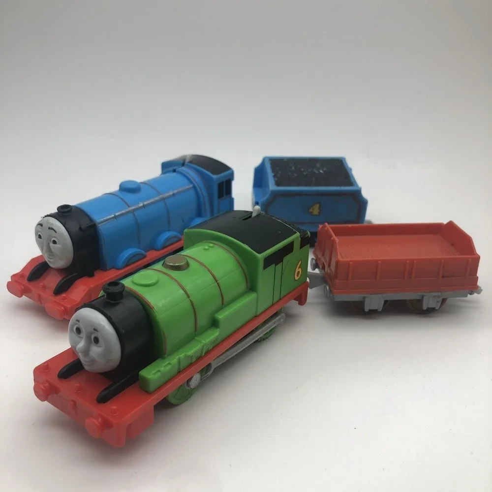 Thomas‎ & Friends Trackmaster Percy plus Tenders 2013 Motorized Works!